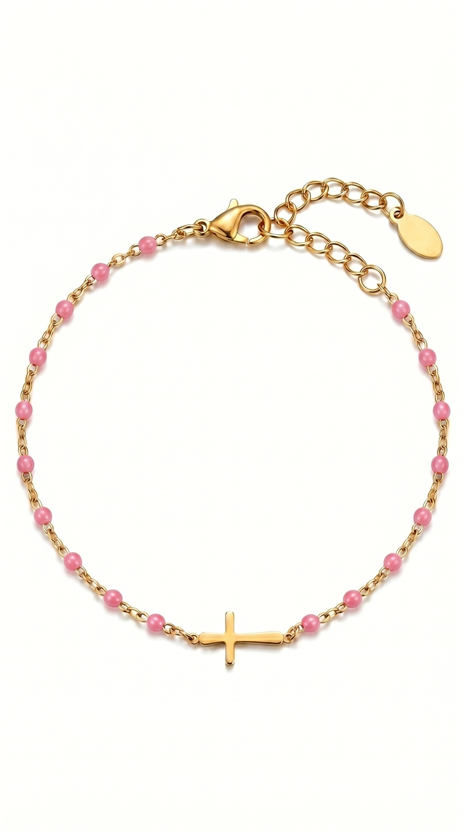 Dames kruis armband | Goud – Sacred Prayer