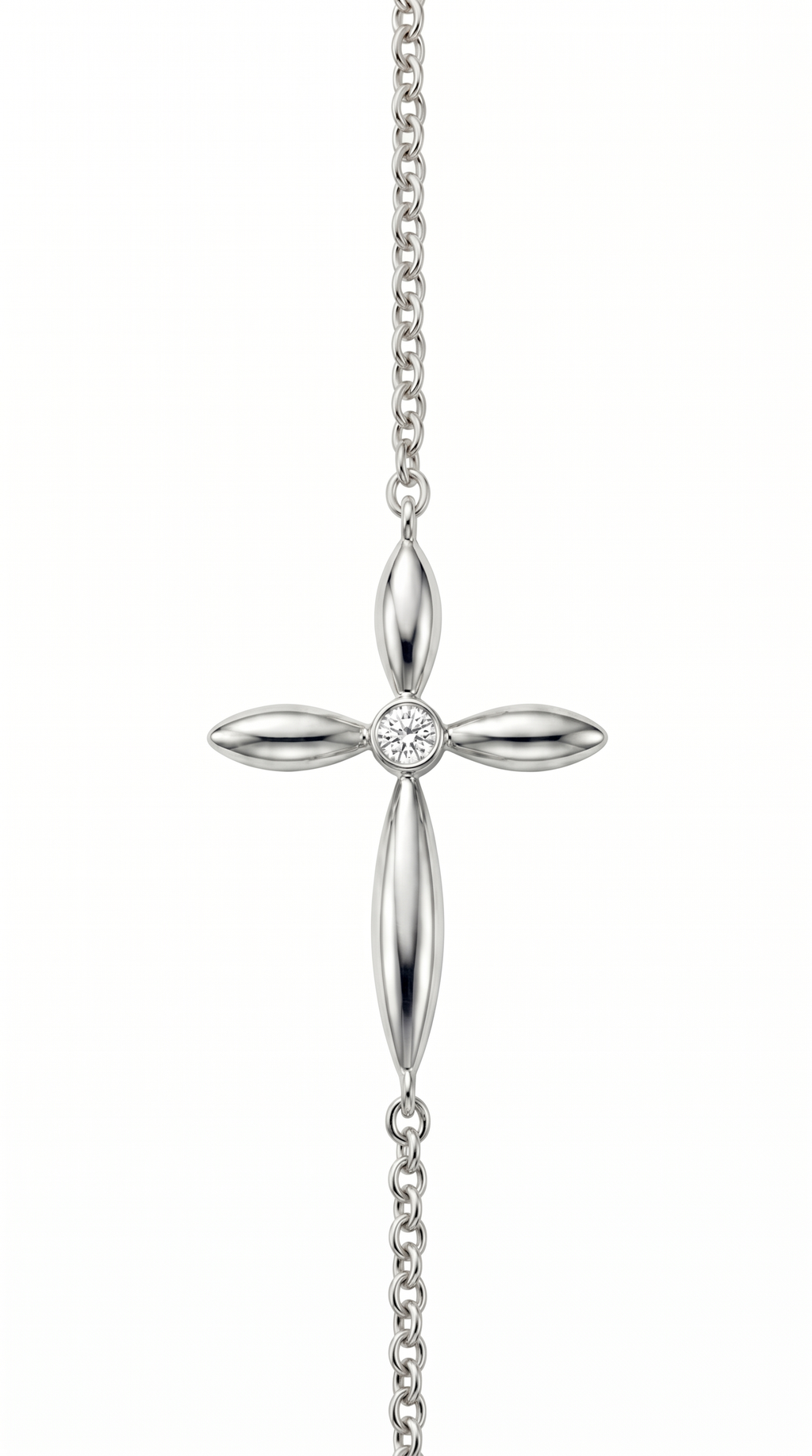 Dames kruis armband | s925 Zilver – Eternal Radiance