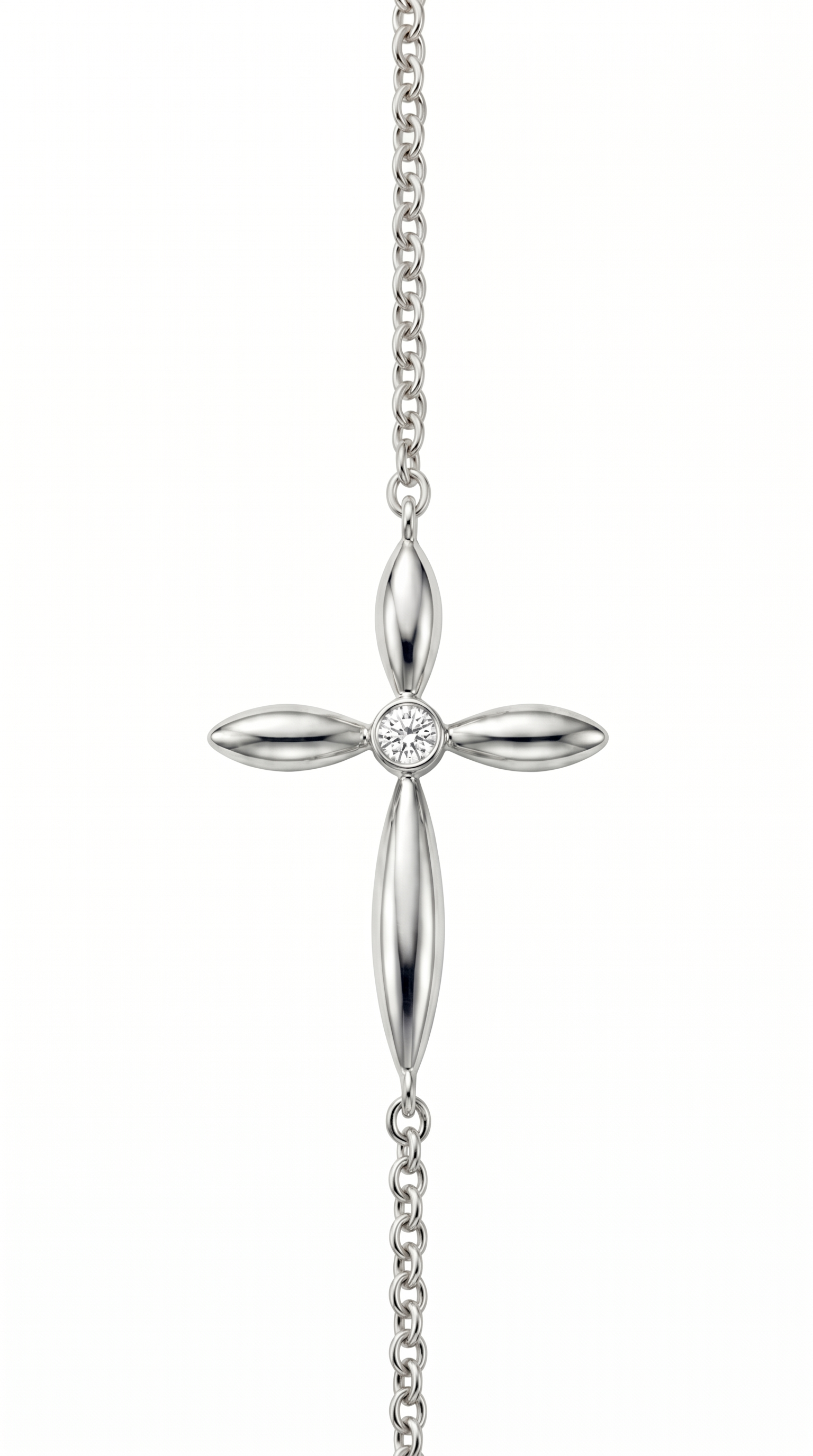 Dames kruis armband | s925 Zilver – Eternal Radiance