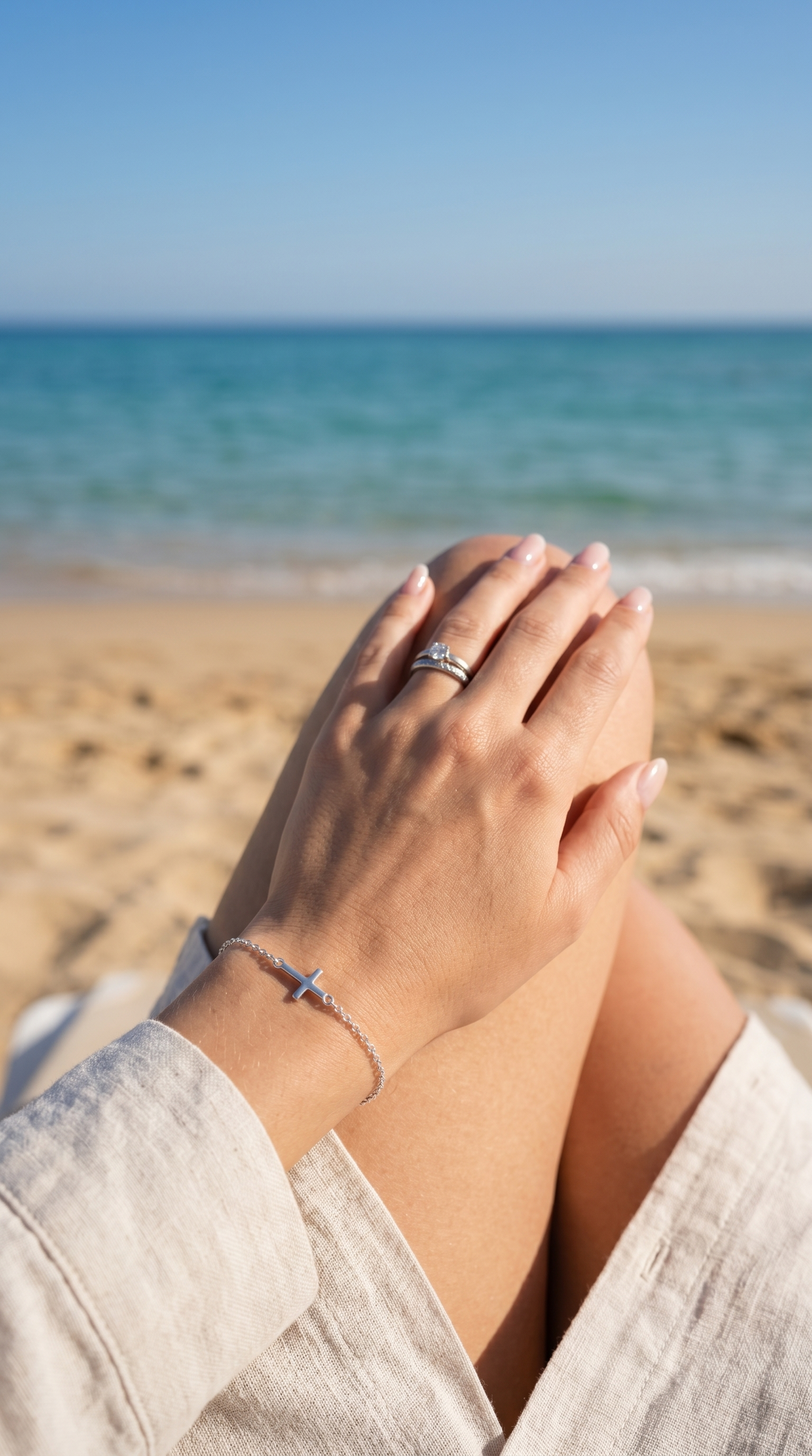 Dames kruis armband | s925 Zilver – Pure Devotion