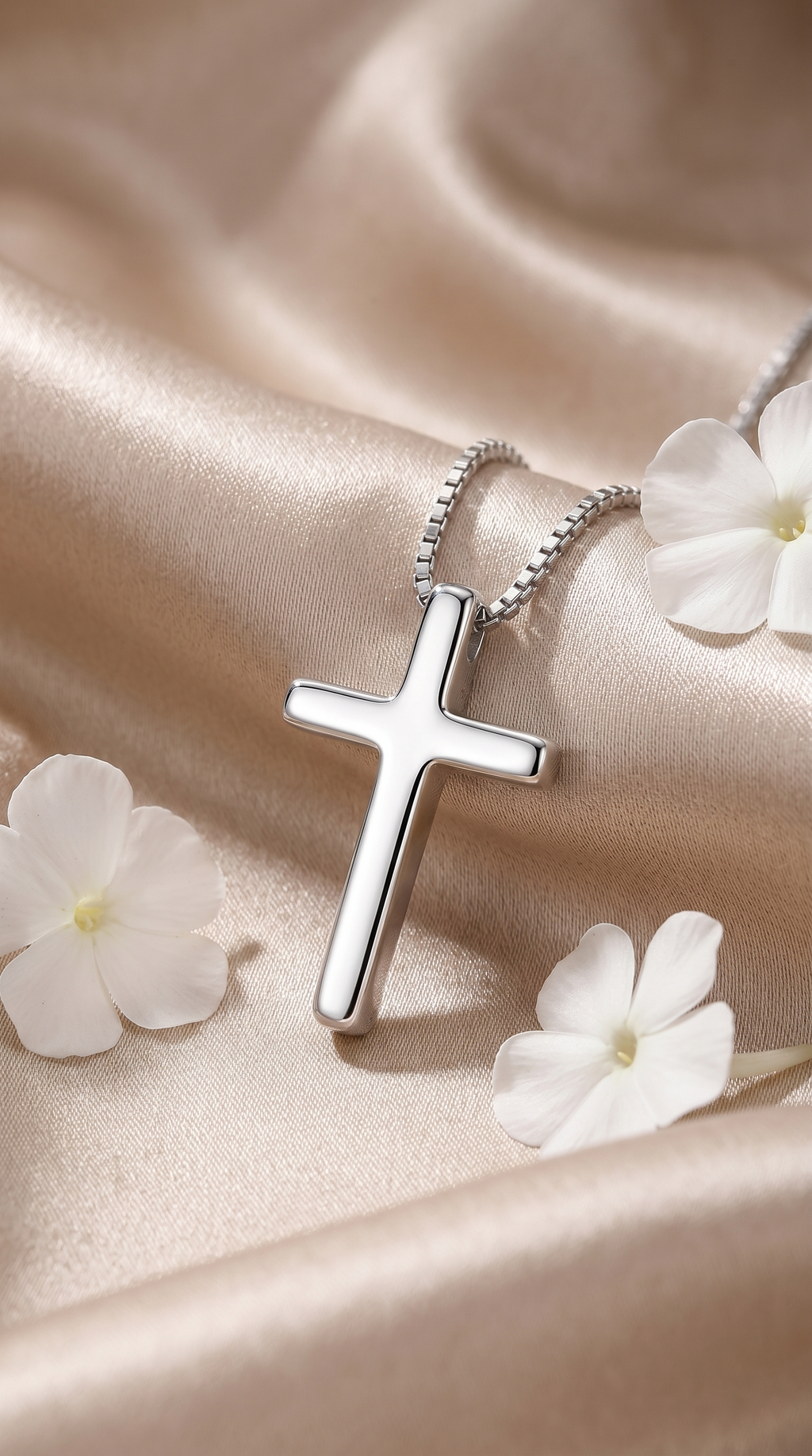 Dames kruis ketting | s925 Zilver – Pure Devotion