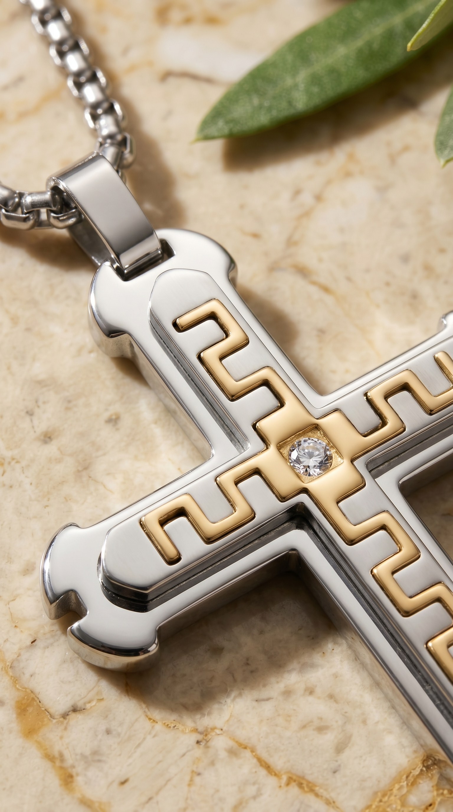 Heren kruis ketting | Kings collectie – Zilver – Solomon's Wisdom