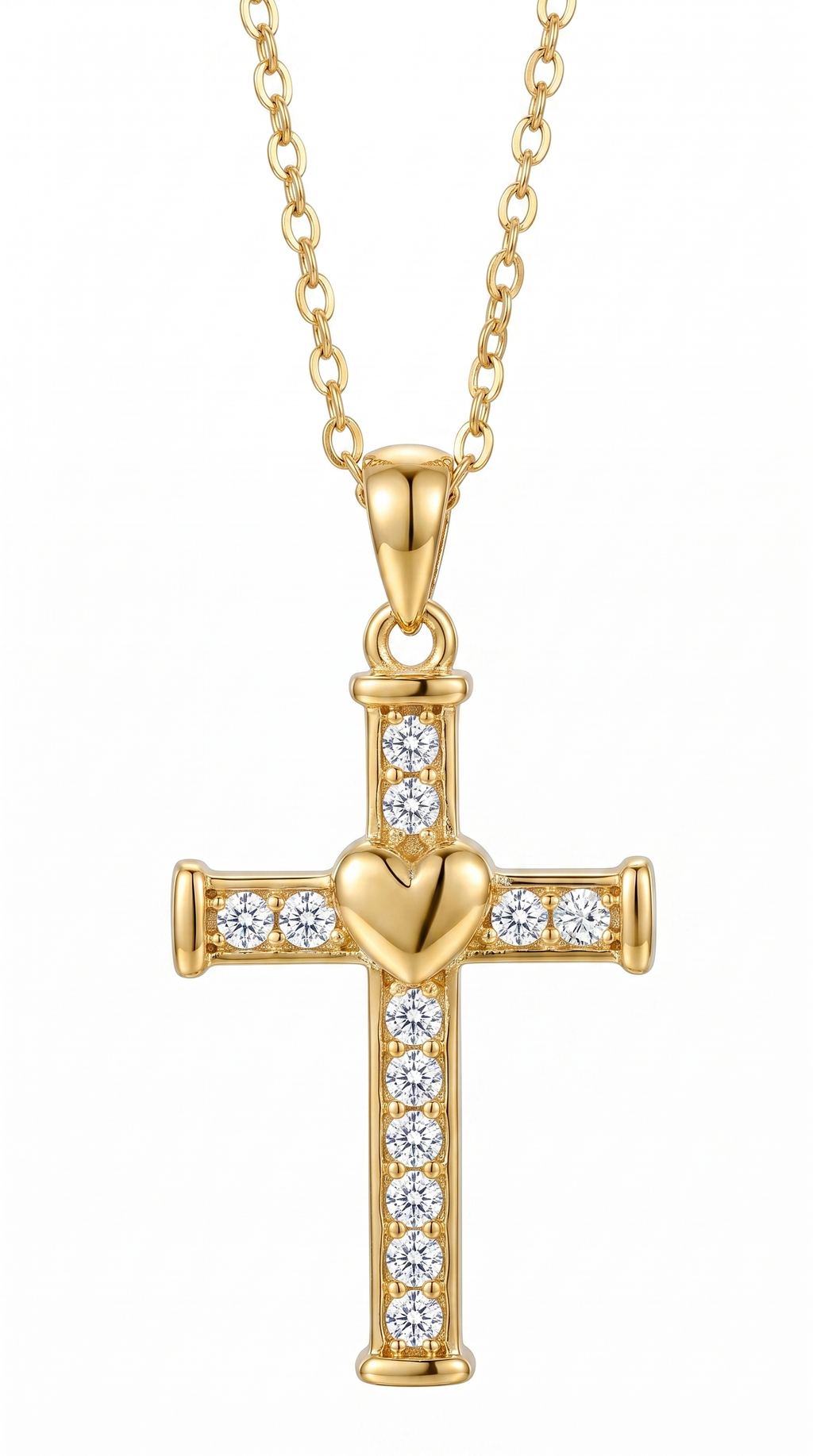 Dames kruis ketting | Queens collectie Goud – Ruth's Devotion