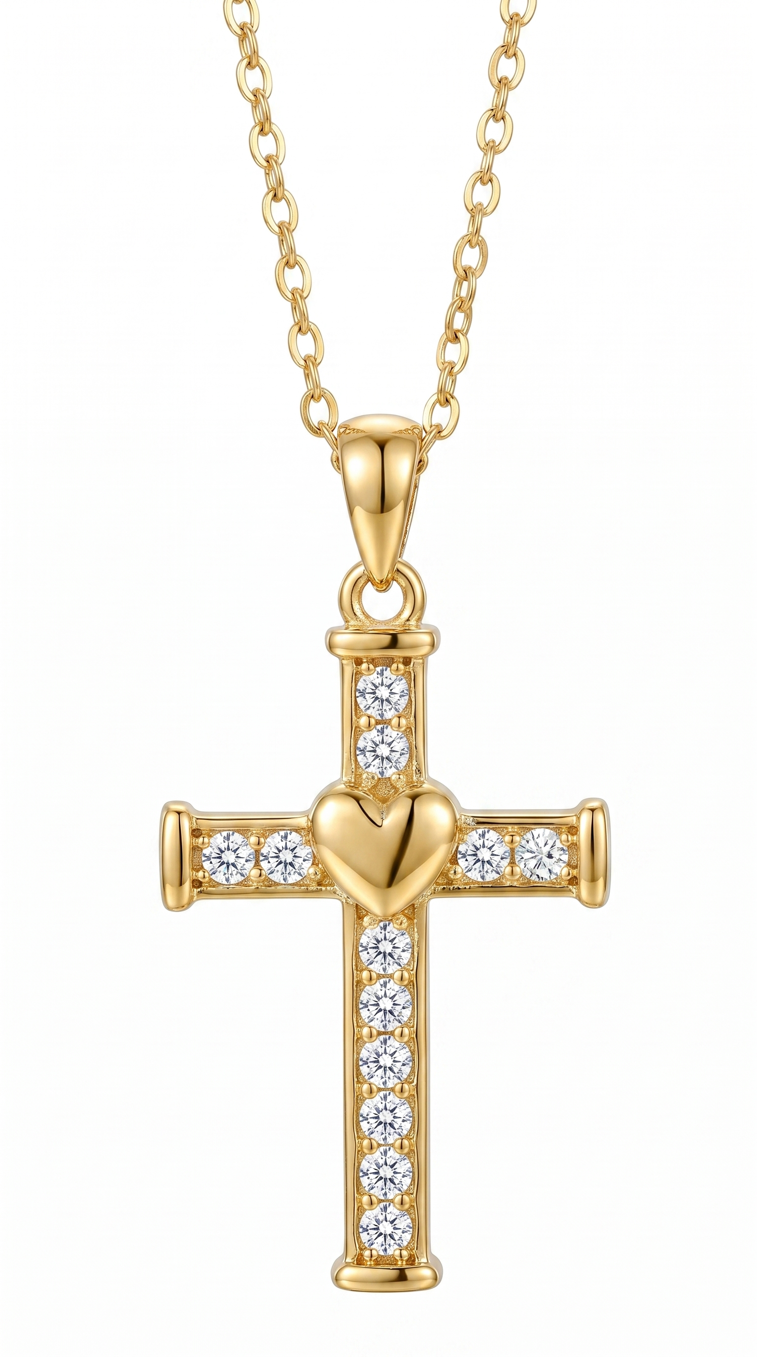 Dames kruis ketting | Queens collectie Goud – Ruth's Devotion