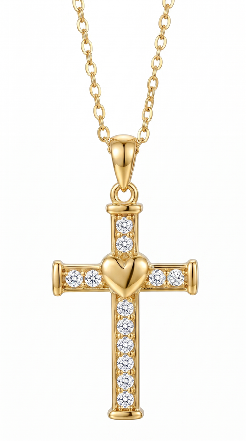 Dames kruis ketting | Queens collectie Goud – Ruth's Devotion