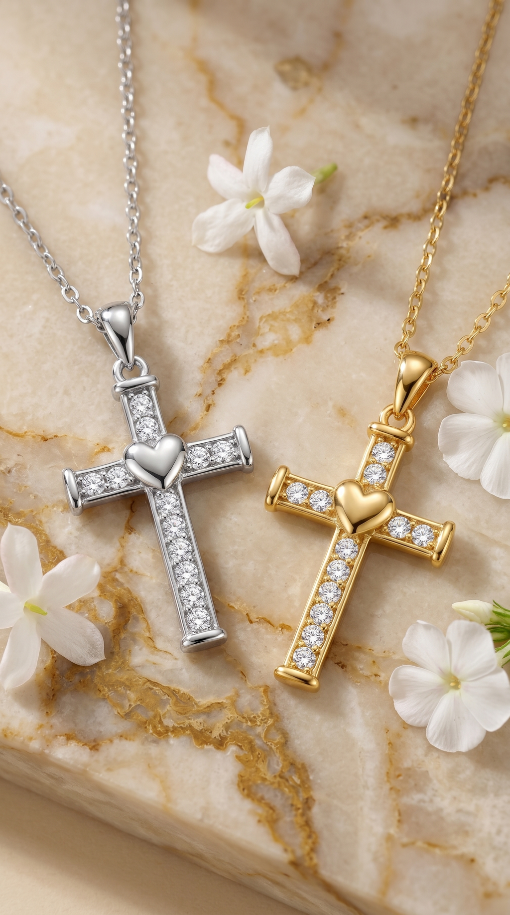 Dames kruis ketting | Queens collectie - Zilver – Ruth's Devotion