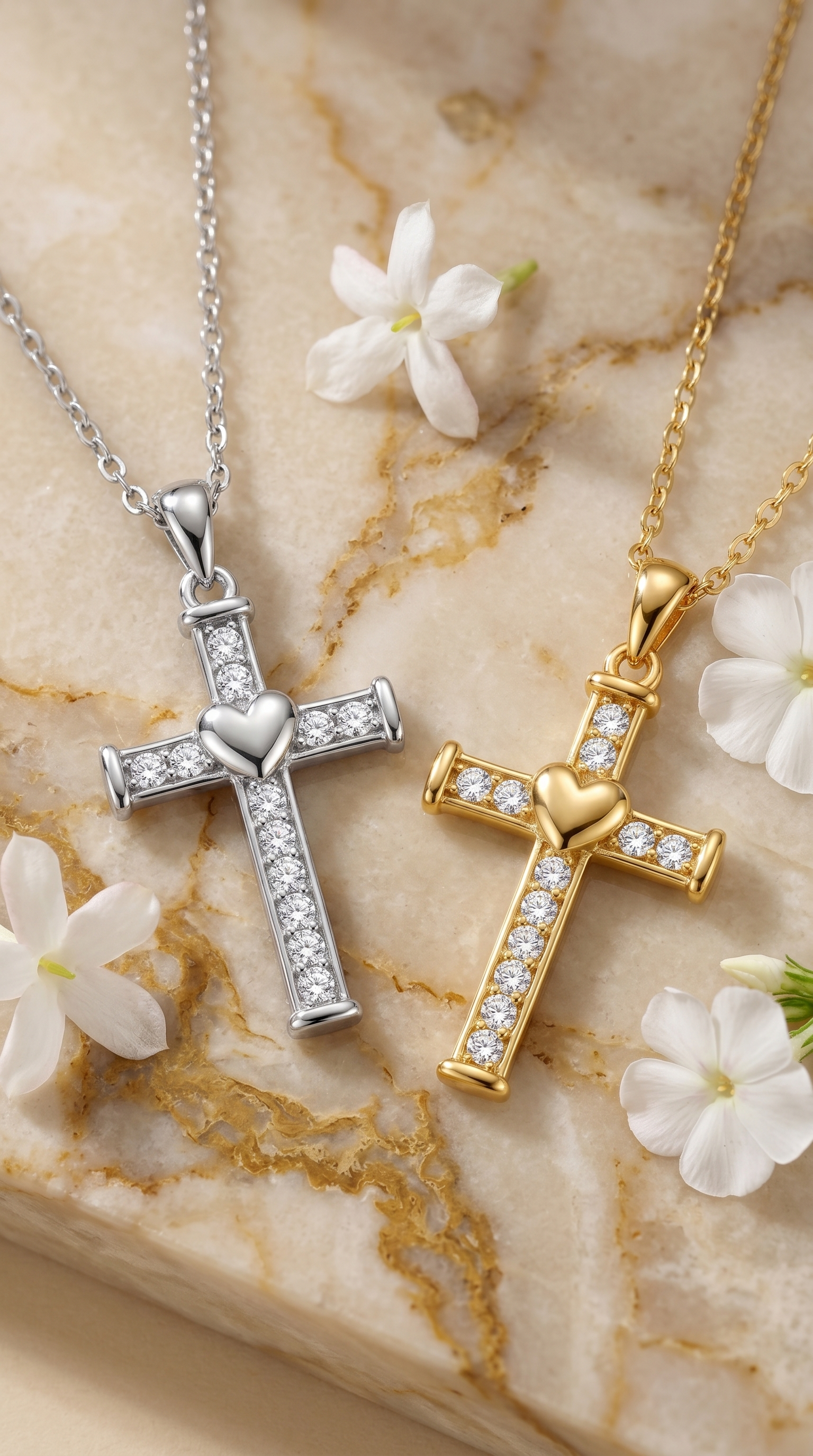 Dames kruis ketting | Queens collectie Goud – Ruth's Devotion