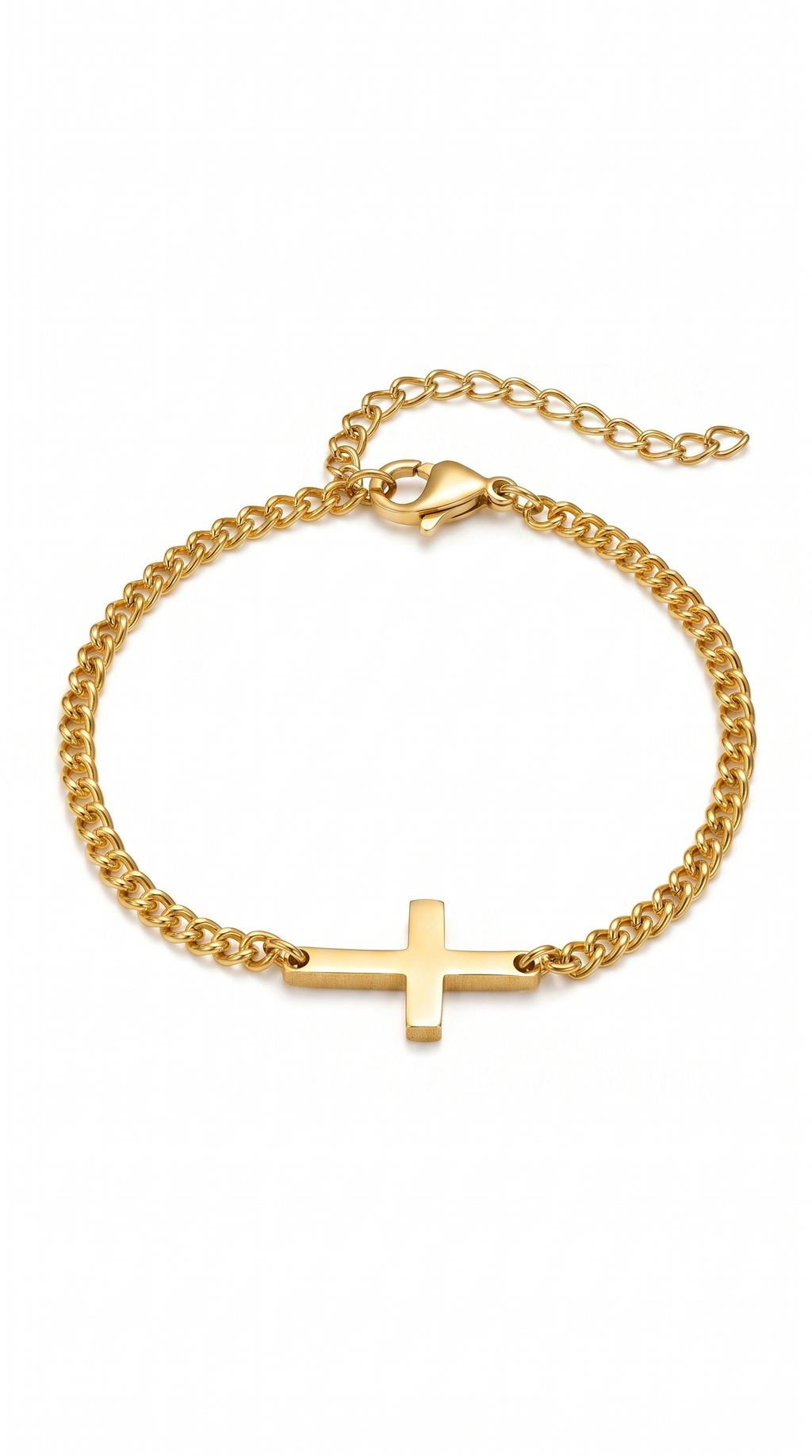 Dames kruis armband | Goud – Selah