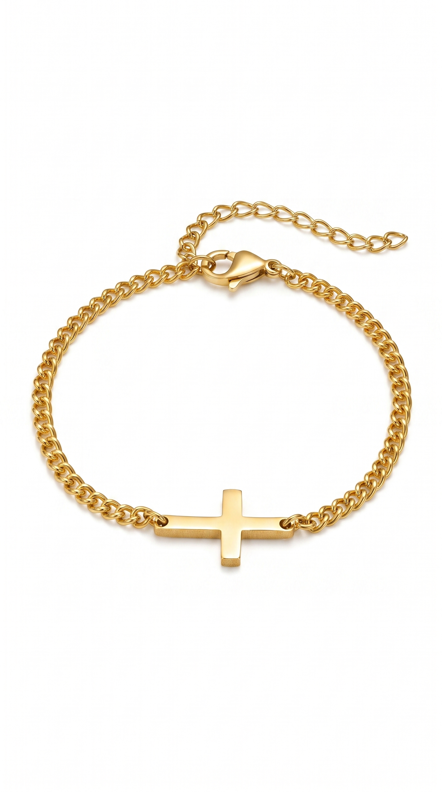 Dames kruis armband | Goud – Selah