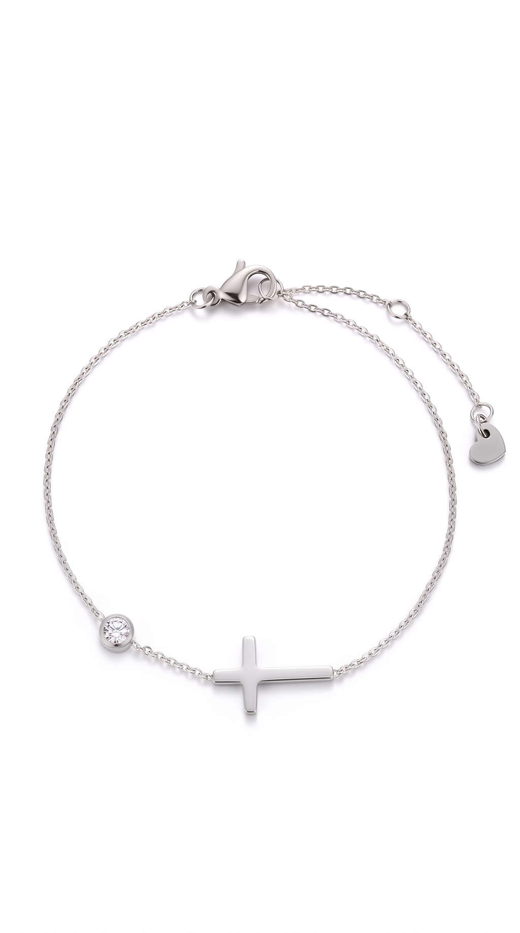 Dames kruis armband | Zilver - Beloved