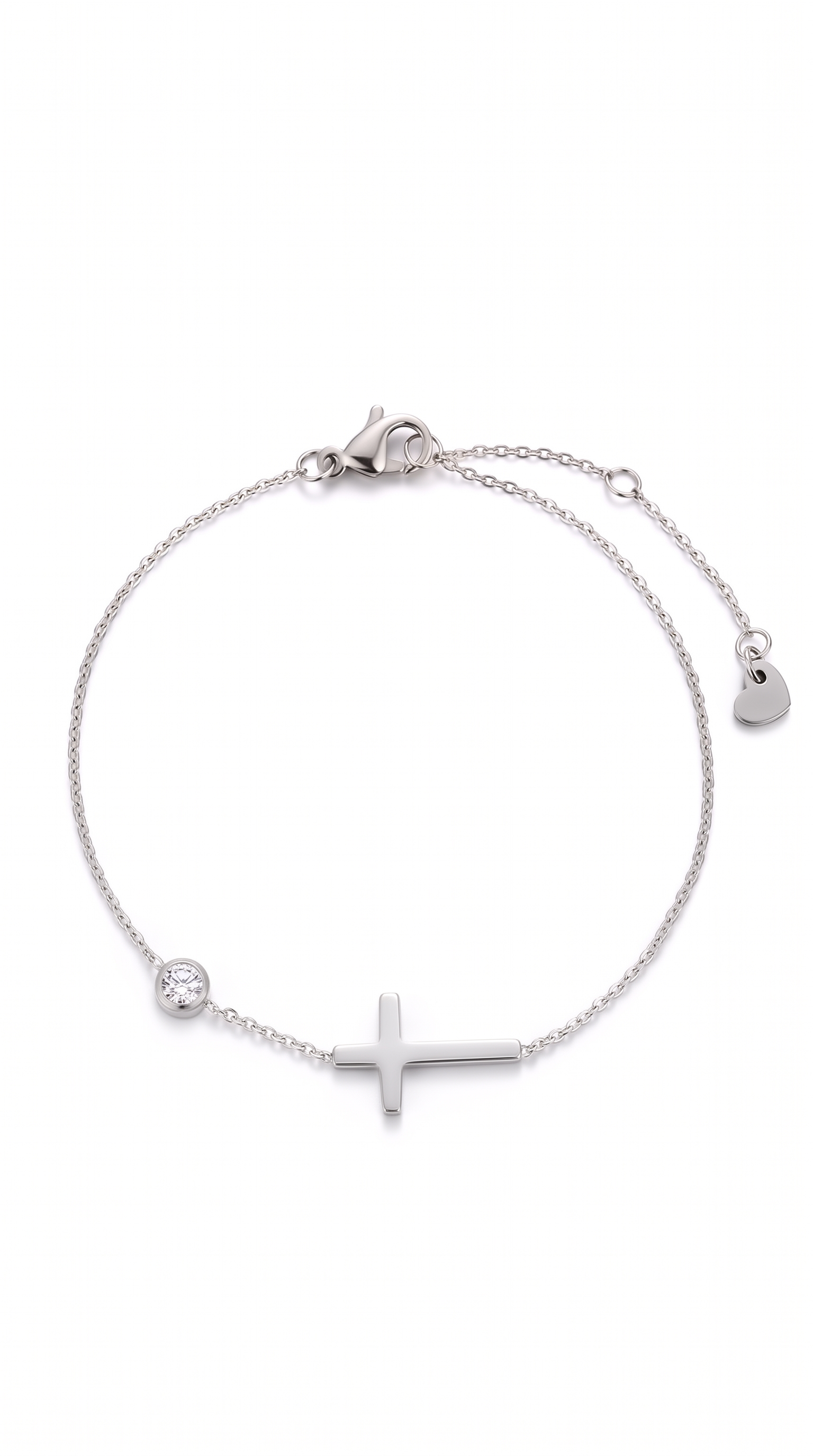 Dames kruis armband | Zilver - Beloved