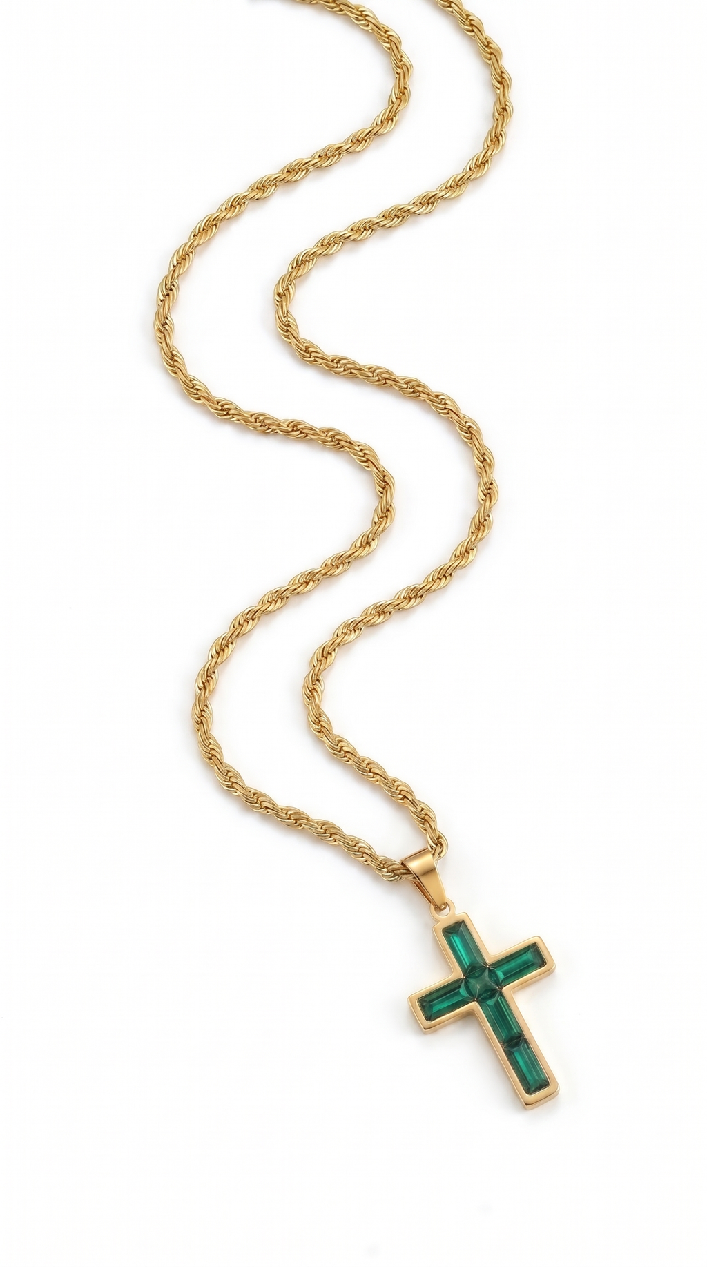 Heren kruis ketting | Goud – Eden