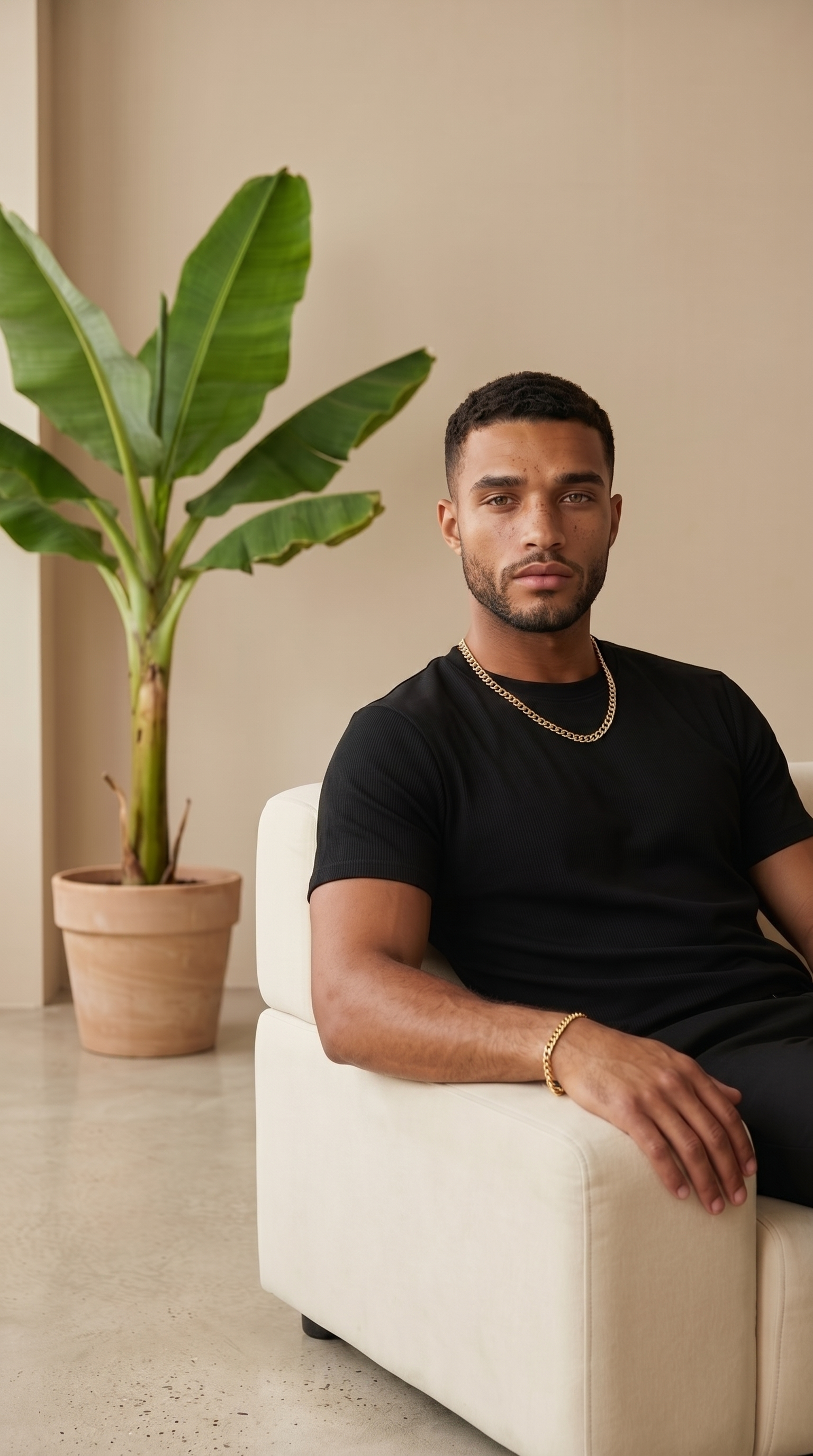 Heren cuban armband | Goud – Anchor