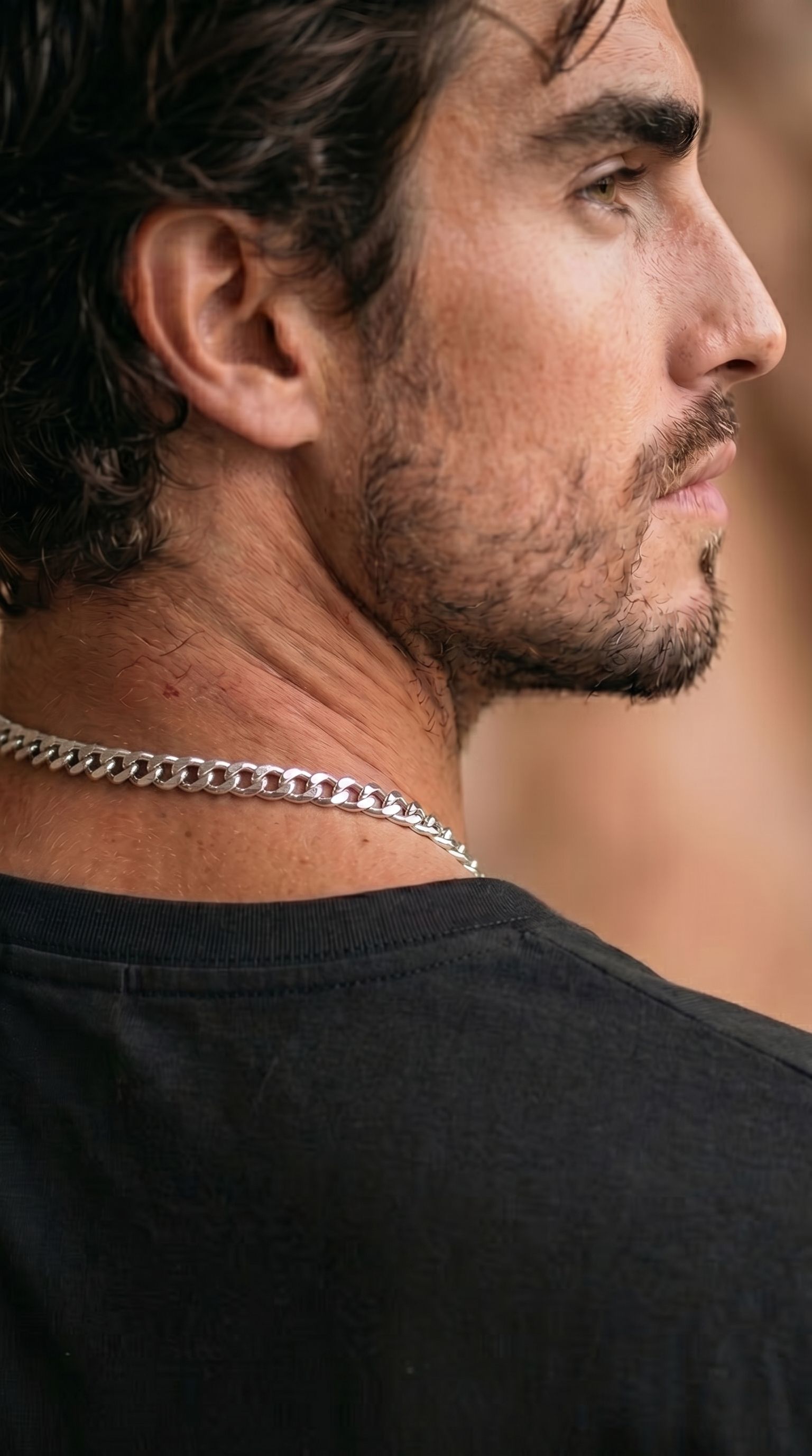 Heren cuban ketting 6mm 55cm | Zilver - Anchor