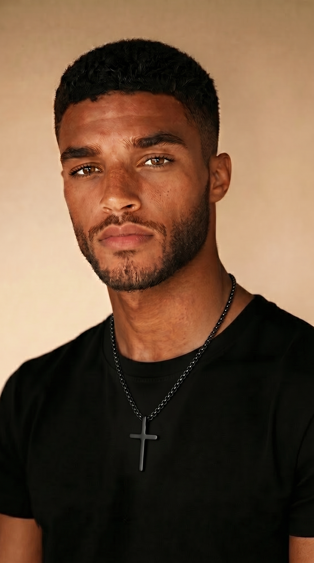 Men's cross necklace | Black – Golgotha