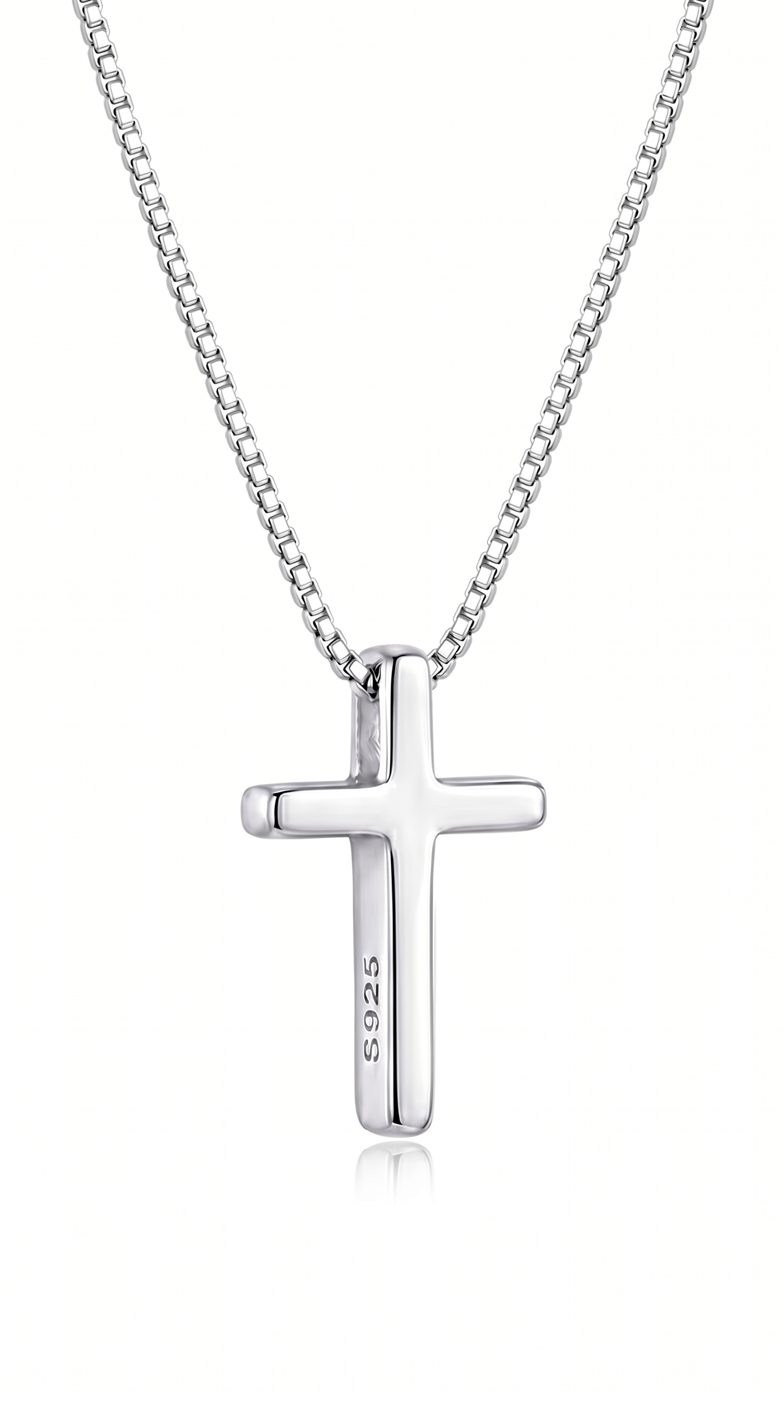 Dames kruis ketting | s925 Zilver – Pure Devotion