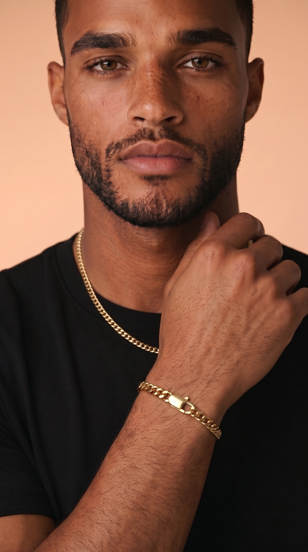 Heren cuban armband | Goud – Anchor