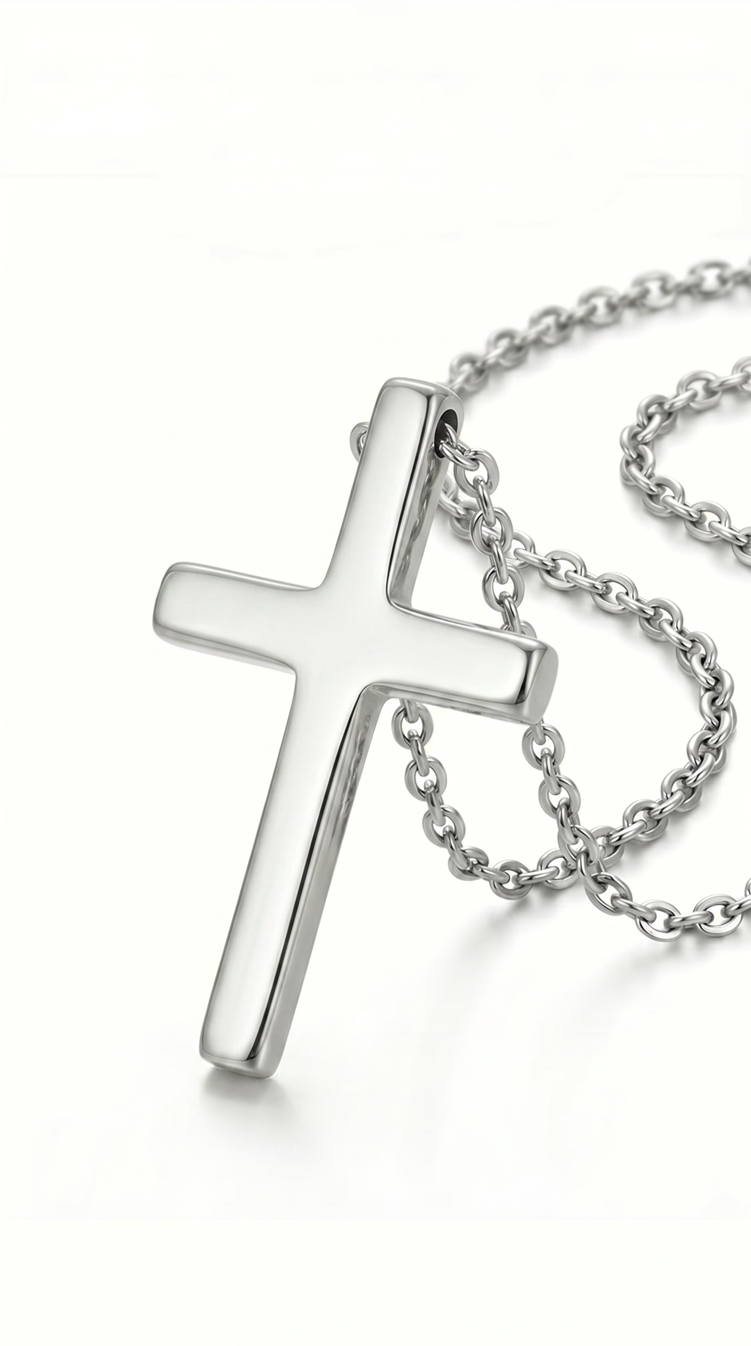Men's cross necklace | Silver – Cornerstone