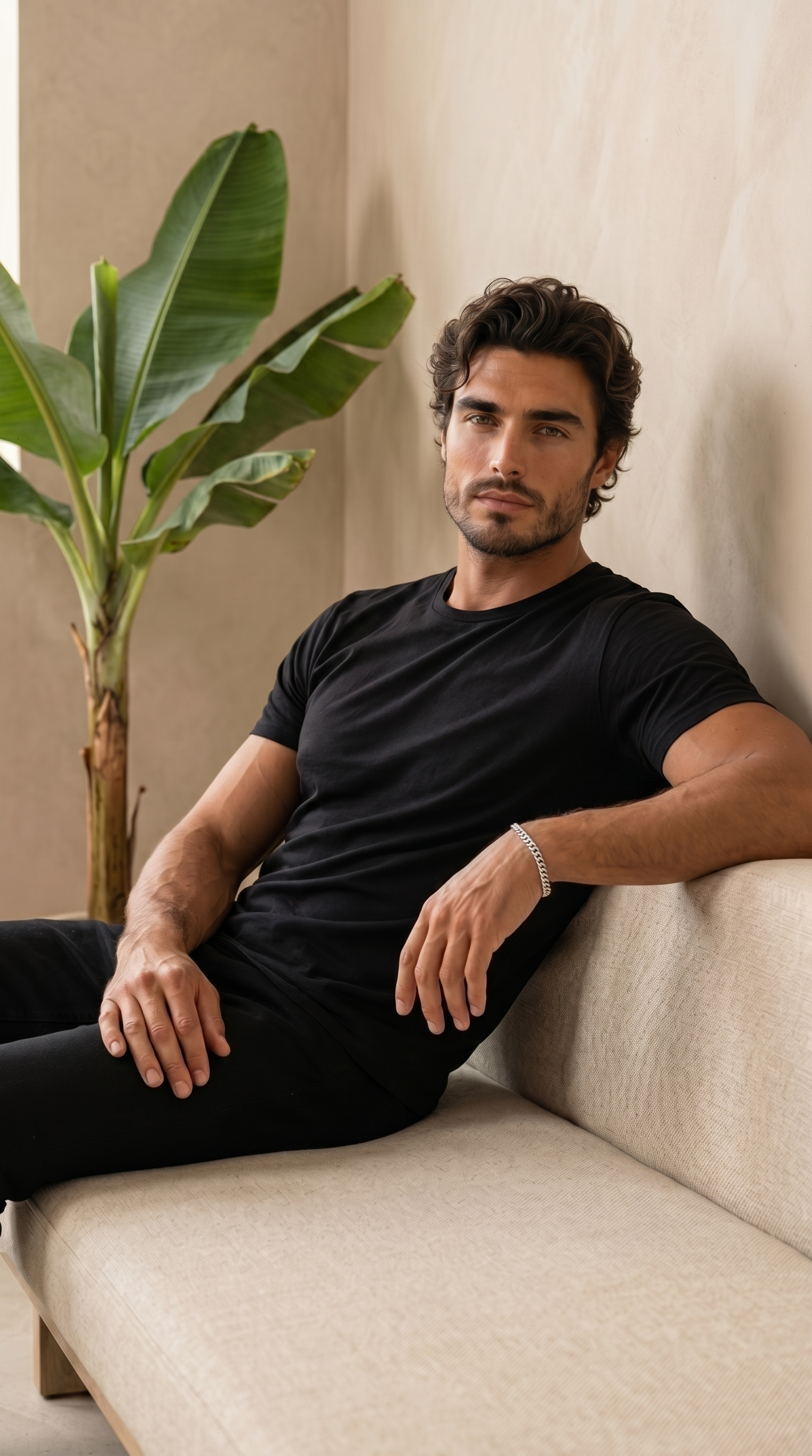 Heren cuban armband | Zilver - Anchor