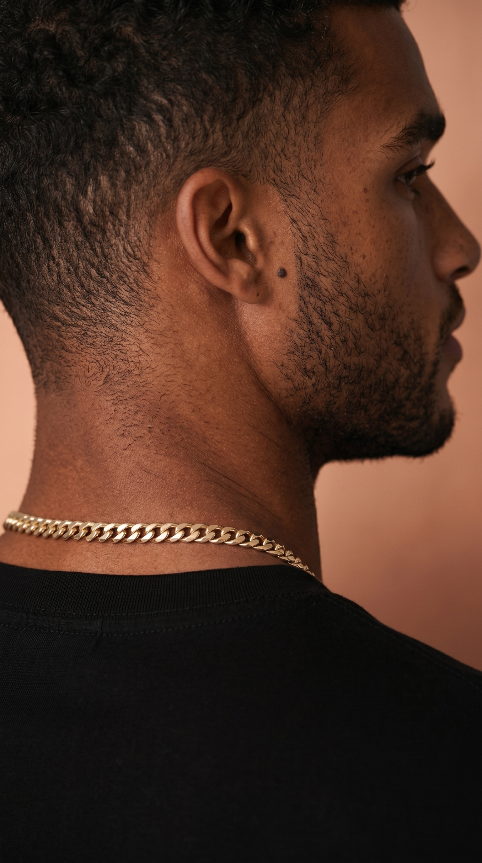 Heren cuban ketting 6mm 55cm | Goud - Anchor