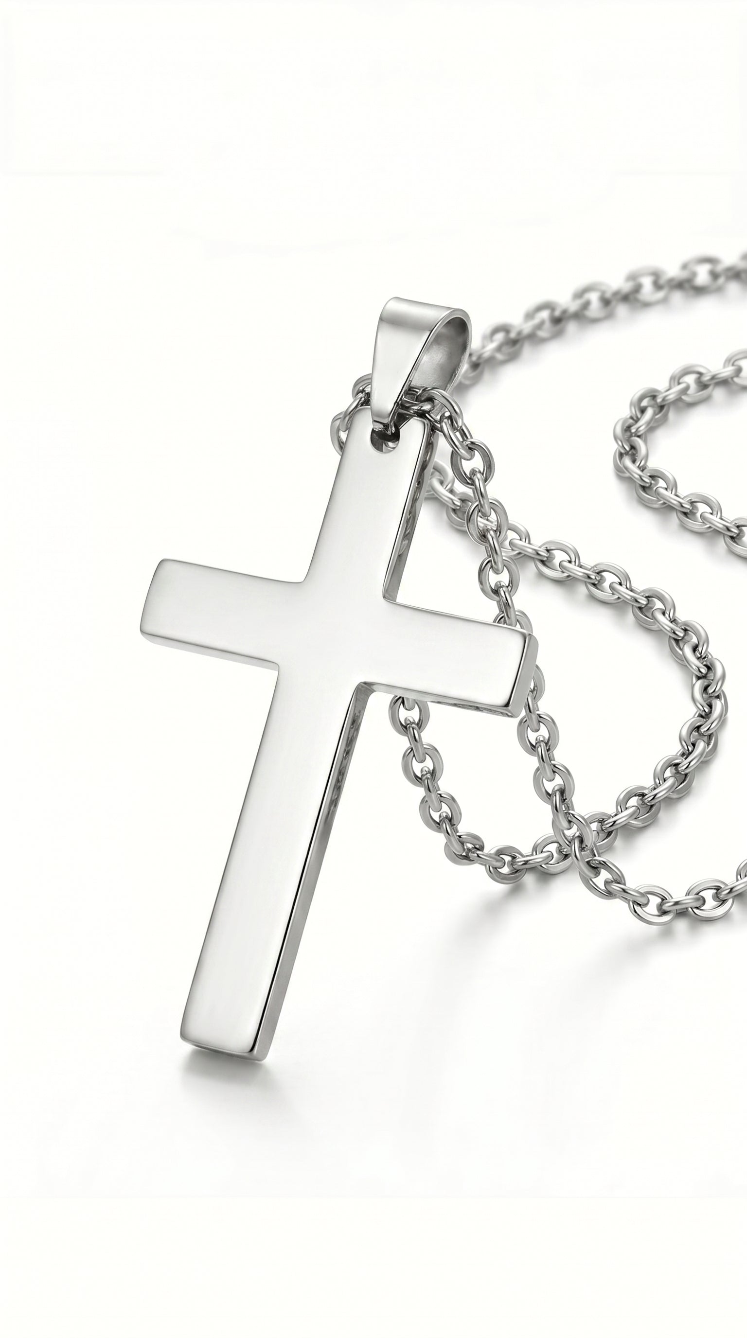 Heren kruis ketting | Zilver – Cornerstone
