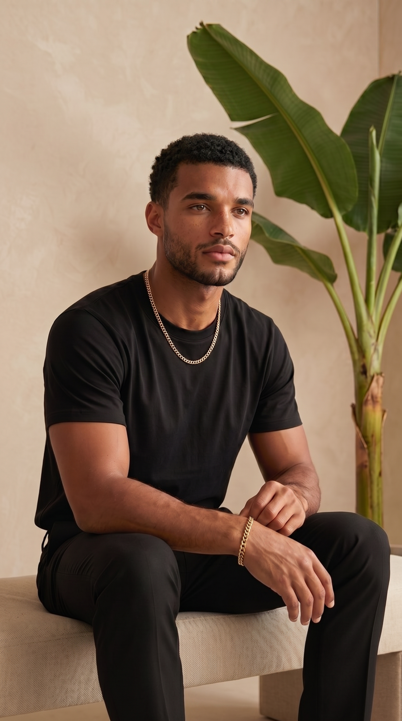 Heren cuban armband | Goud – Anchor