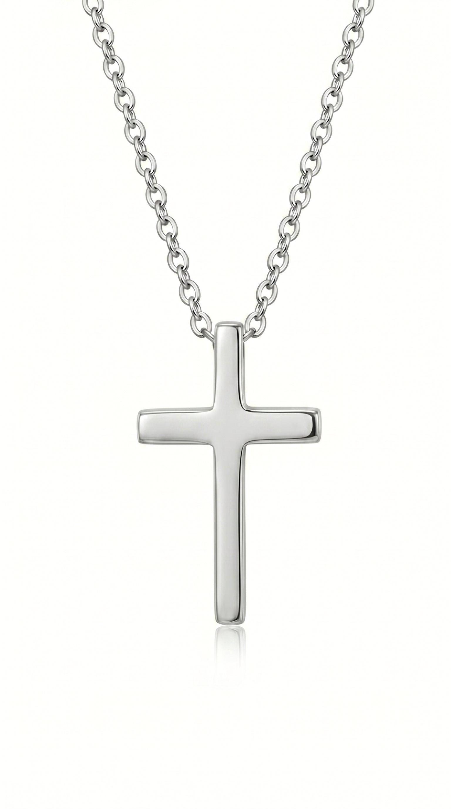 Men's cross necklace | Silver – Cornerstone