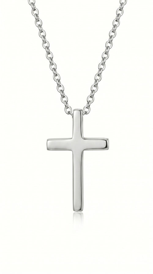 Heren kruis ketting | Zilver – Cornerstone